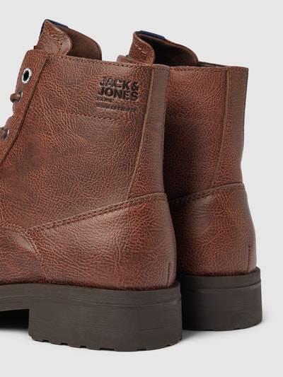 Peek & Cloppenburg Jack & JonesBoots Mit Label-Detail Modell 'BERNIE' In Cognac