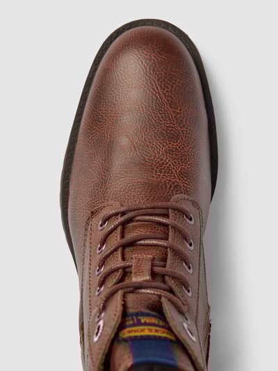 Peek & Cloppenburg Jack & JonesBoots Mit Label-Detail Modell 'BERNIE' In Cognac