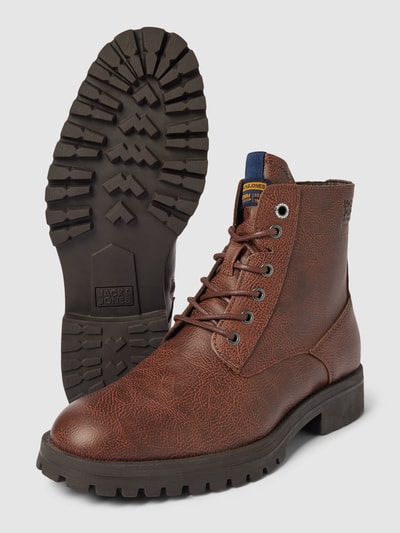 Peek & Cloppenburg Jack & JonesBoots Mit Label-Detail Modell 'BERNIE' In Cognac