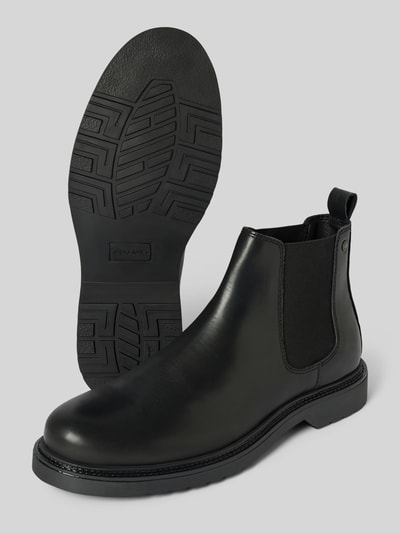 Peek & Cloppenburg Jack & JonesChelsea Boots Aus Echtem Leder In Black