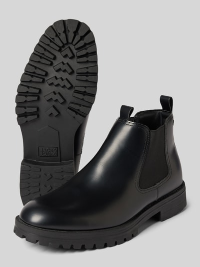 Peek & Cloppenburg Jack & JonesChelsea Boots Mit Zugschlaufe Modell 'CAMDEN' In Black