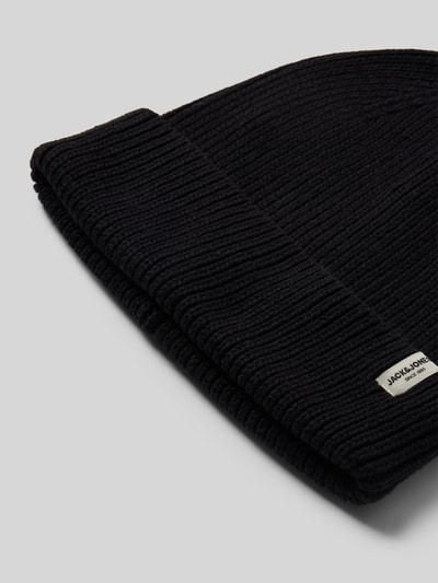 Peek & Cloppenburg Jack & JonesMütze Mit Logo-Patch Modell 'BRINK' In Black