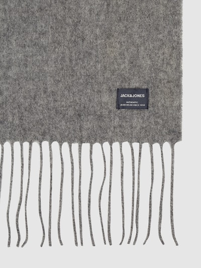 Peek & Cloppenburg Jack & JonesSchal Mit Fransen Modell 'Solid' In Mittelgrau Melange