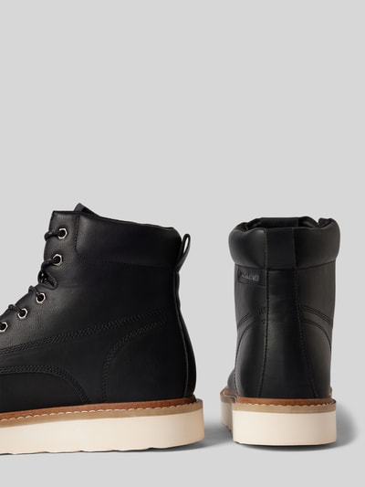 Peek & Cloppenburg Jack & JonesSchnürboots Mit Label-Details Modell 'WARCHWAY' In Black