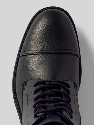 Peek & Cloppenburg Jack & JonesSchnürboots Mit Label-Prägung Modell 'BARBICAN' In Black