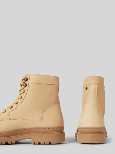 Peek & Cloppenburg Jack & JonesSchnürstiefel Mit Label-Detail Modell 'CHAPEL' In Sand