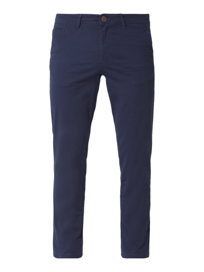 Peek & Cloppenburg Jack & JonesSlim Fit Chino Mit Stretch-Anteil In Dunkelblau