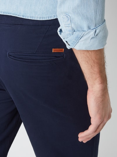Peek & Cloppenburg Jack & JonesSlim Fit Chino Mit Stretch-Anteil In Dunkelblau