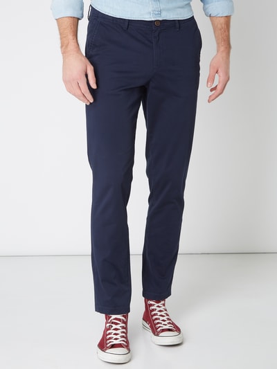 Peek & Cloppenburg Jack & JonesSlim Fit Chino Mit Stretch-Anteil In Dunkelblau