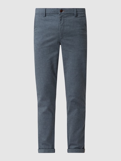 Peek & Cloppenburg Jack & JonesSlim Fit Chino Mit Stretch-Anteil Modell 'Marco' In Dunkelblau