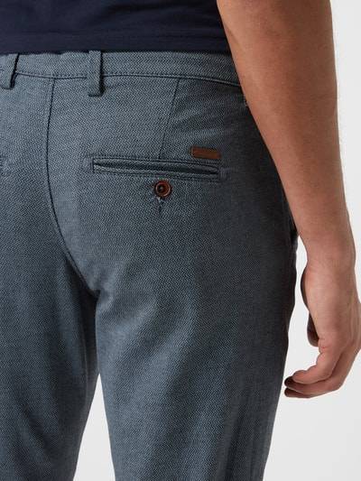 Peek & Cloppenburg Jack & JonesSlim Fit Chino Mit Stretch-Anteil Modell 'Marco' In Dunkelblau