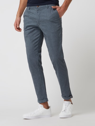 Peek & Cloppenburg Jack & JonesSlim Fit Chino Mit Stretch-Anteil Modell 'Marco' In Dunkelblau