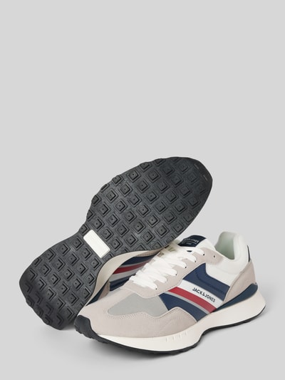 Peek & Cloppenburg Jack & JonesSneaker Mit Label-Patch Und -Print Modell 'BOSTON' In Hellgrau