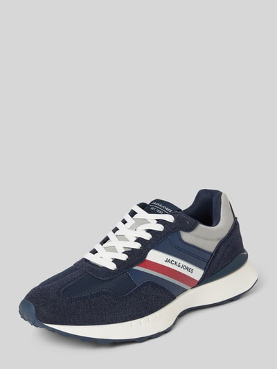 Peek & Cloppenburg Jack & JonesSneaker mit Label-Patch und -Print Modell 'BOSTON' in marine