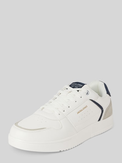 Peek & Cloppenburg Jack & JonesSneaker mit Label-Patch und -Print Modell 'WEALING' in weiss
