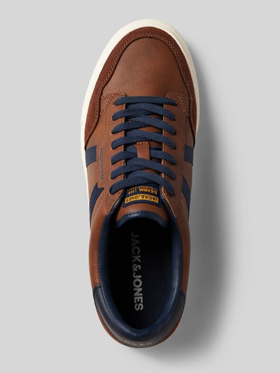 Peek & Cloppenburg Jack & JonesSneaker Mit Label-Print In Cognac