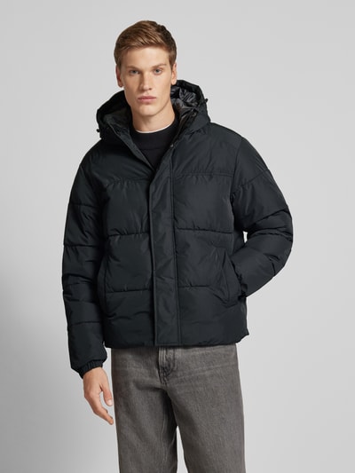 Peek & Cloppenburg Jack & JonesSteppjacke Mit Kapuze Modell 'BRADLEY' In Black
