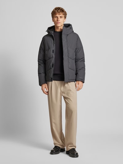 Peek & Cloppenburg Jack & JonesSteppjacke mit Stehkragen Modell 'WORLD' in anthrazit