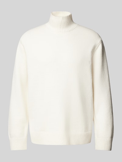 Peek & Cloppenburg Jack & JonesStrickpullover Mit Turtleneck In Weiss