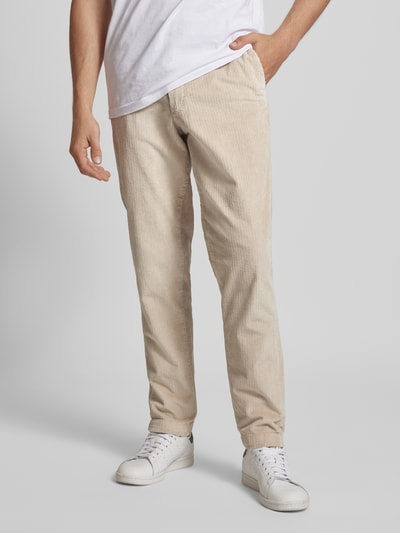 Peek & Cloppenburg Jack & JonesTapred Fit Cordhose Mit Eingrifftaschen Modell 'CORDUROY' In Offwhite