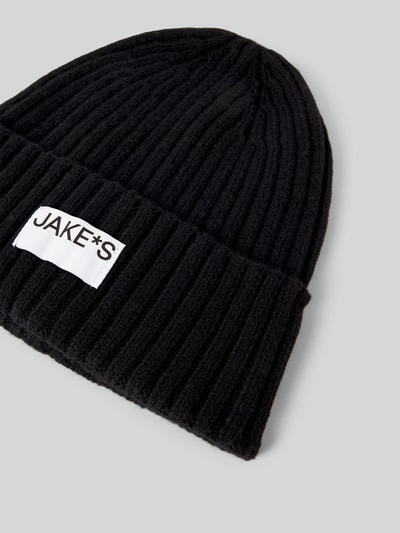 Peek & Cloppenburg Jake*s CasualBeanie Mit Label-Patch In Black