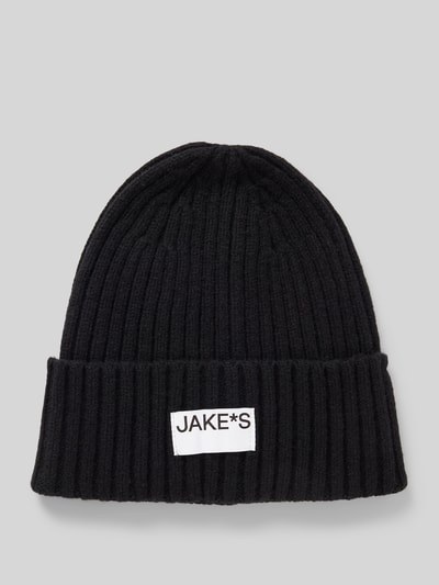Peek & Cloppenburg Jake*s CasualBeanie mit Label-Patch in black