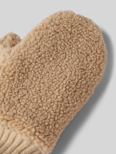 Peek & Cloppenburg Jake*s CasualFäustlinge Mit Teddyfell In Beige
