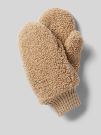Peek & Cloppenburg Jake*s CasualFäustlinge mit Teddyfell in beige