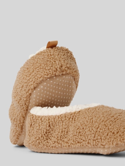 Peek & Cloppenburg Jake*s CasualHausschuhe Mit Motiv-Stitching In Beige
