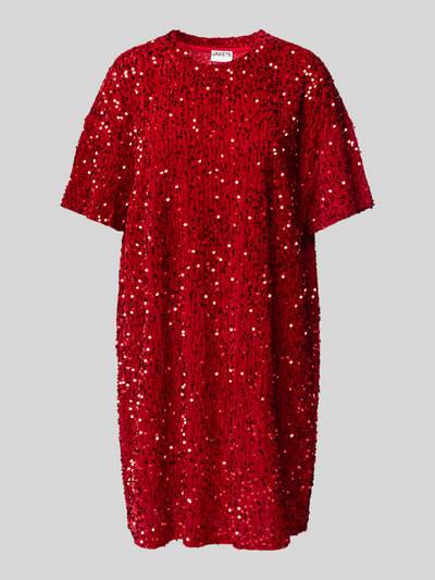 Peek & Cloppenburg Jake*s CasualKnielanges Kleid Mit Pailletten In Kirsche