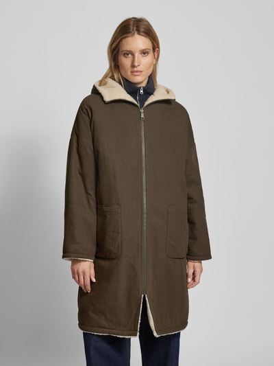 Peek & Cloppenburg Jake*s CasualMantel Mit Aufgesetzten Eingrifftaschen In Oliv