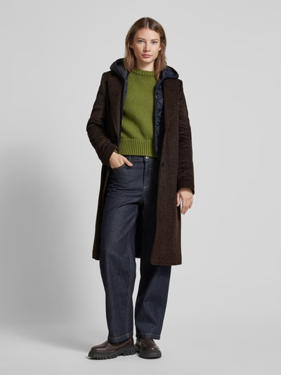 Peek & Cloppenburg Jake*s CasualMantel mit Reverskragen in black