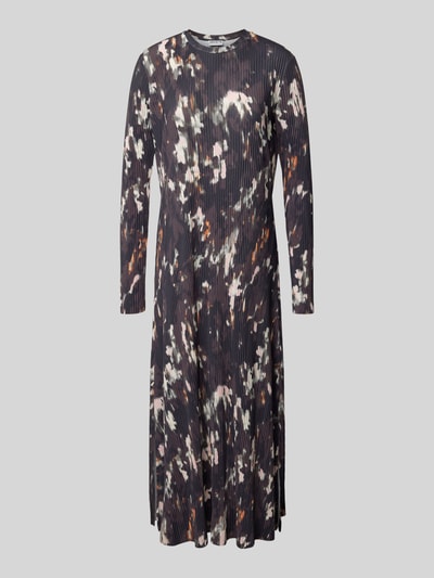 Peek & Cloppenburg Jake*s CasualMidikleid Mit Plisseefalten Und Rundhalsausschnitt In Black