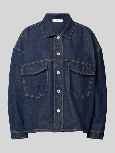 Peek & Cloppenburg Jake*s CasualRegular Fit Jeansbluse Mit Umlegekragen In Jeansblau