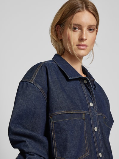 Peek & Cloppenburg Jake*s CasualRegular Fit Jeansbluse Mit Umlegekragen In Jeansblau