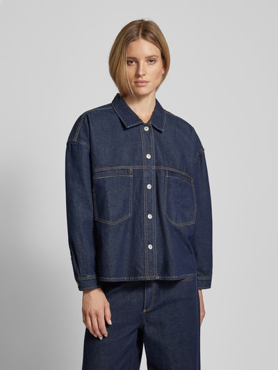 Peek & Cloppenburg Jake*s CasualRegular Fit Jeansbluse Mit Umlegekragen In Jeansblau