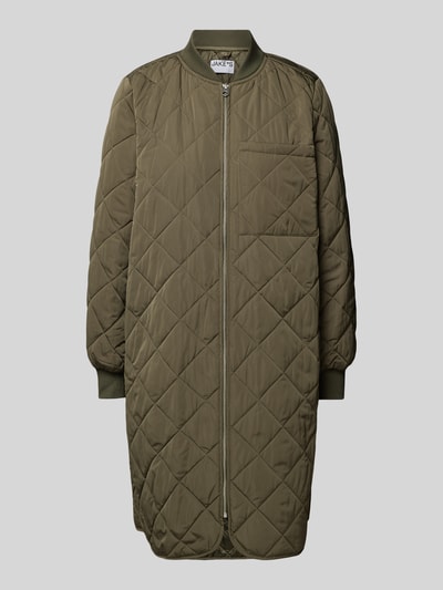 Peek & Cloppenburg Jake*s CasualSteppmantel Mit Brusttasche In Khaki