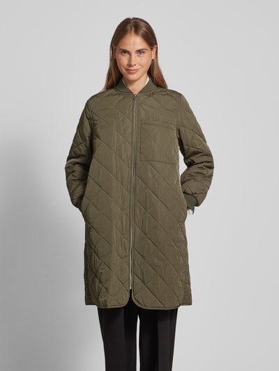 Peek & Cloppenburg Jake*s CasualSteppmantel Mit Brusttasche In Khaki
