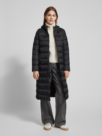 Peek & Cloppenburg Jake*s CasualStraight Fit Steppmantel mit Zweiwege-Reißverschluss in black