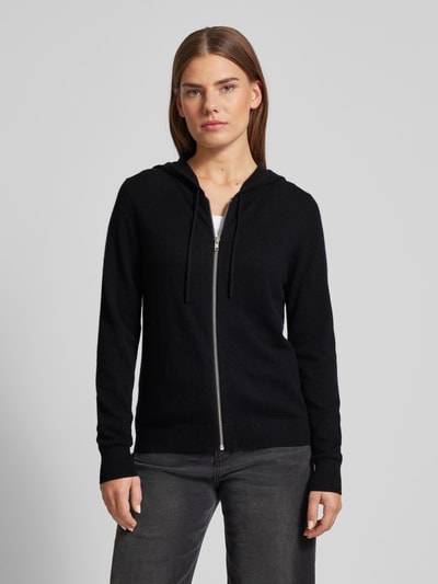 Peek & Cloppenburg Jake*s CasualStrickjacke Aus Kaschmir Mit Kapuze In Black