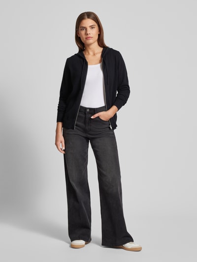 Peek & Cloppenburg Jake*s CasualStrickjacke aus Kaschmir mit Kapuze in black