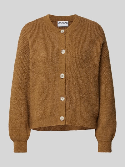 Peek & Cloppenburg Jake*s CasualStrickjacke Mit Knopfleiste In Hazel