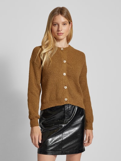 Peek & Cloppenburg Jake*s CasualStrickjacke Mit Knopfleiste In Hazel