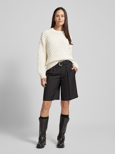 Peek & Cloppenburg Jake*s CasualStrickpullover Mit Lochmuster In Ecru