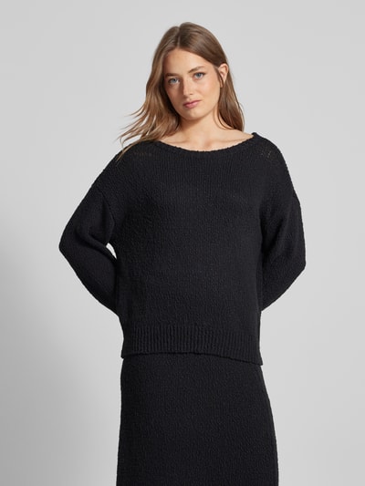 Peek & Cloppenburg Jake*s CasualStrickpullover Mit Rundhalsausschnitt In Black