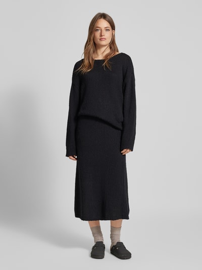 Peek & Cloppenburg Jake*s CasualStrickpullover mit Rundhalsausschnitt in black