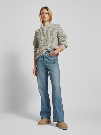 Peek & Cloppenburg Jake*s CasualStrickpullover mit überschnittenen Schultern in bleu