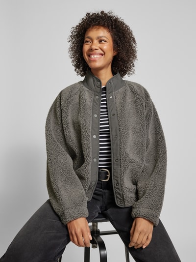 Peek & Cloppenburg Jake*s CasualSweatjacke Mit Teddyfell In Dunkelgrau