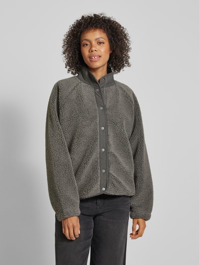 Peek & Cloppenburg Jake*s CasualSweatjacke Mit Teddyfell In Dunkelgrau