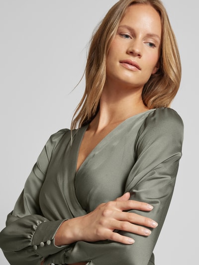 Peek & Cloppenburg Jake*s CocktailAbendkleid In Wickel-Optik In Oliv